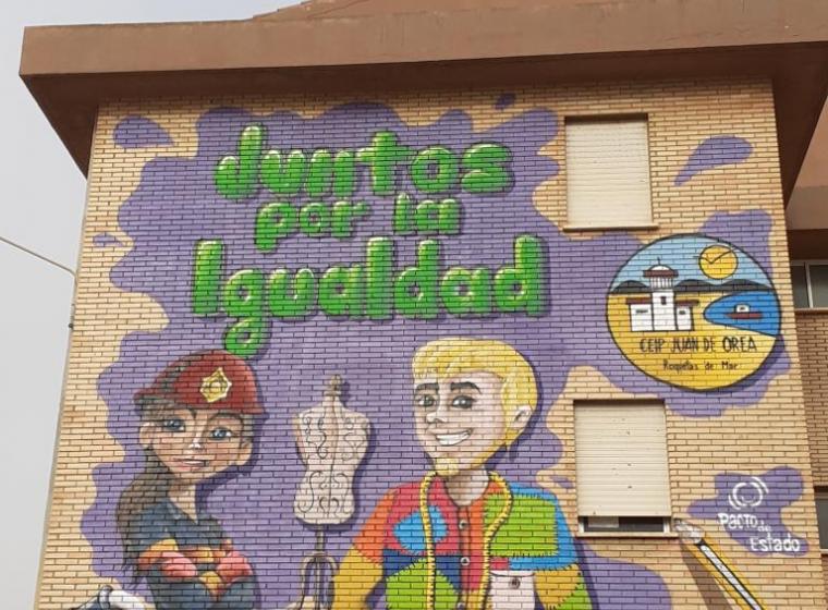 GRAFFITI PACTO DE ESTADO CONTRA LA VIOLENCIA DE GÉNERO. graffiti-pacto-de-estado-contra-la-violencia-de-genero